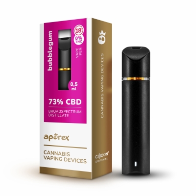 Disposable CBD Vape pen 73% 0.5ml - Bubblegum