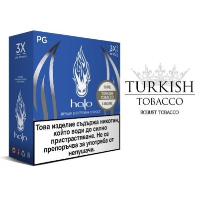 Turkish Tobacco PG 3 x 10мл / 12мг - Halo Изображение 1