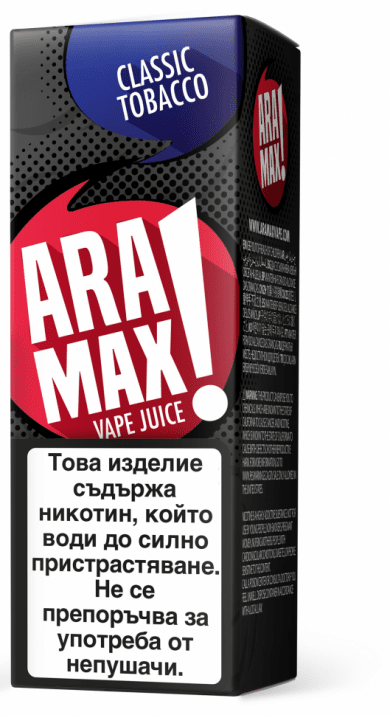 nicotine liquid Aramax - Classic tobacco 18mg | Esmoker.BG