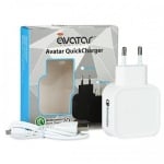 Avatar QC 2.0 Quick Charger - white